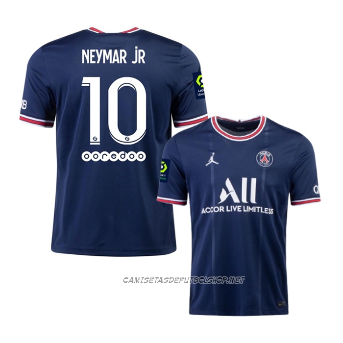 Camiseta Primera Paris Saint-Germain Jugador Neymar JR 21-22